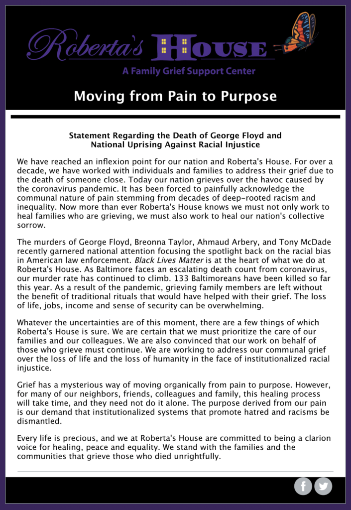 MovingFromPainToPurpose_RobertasHouse_Statement