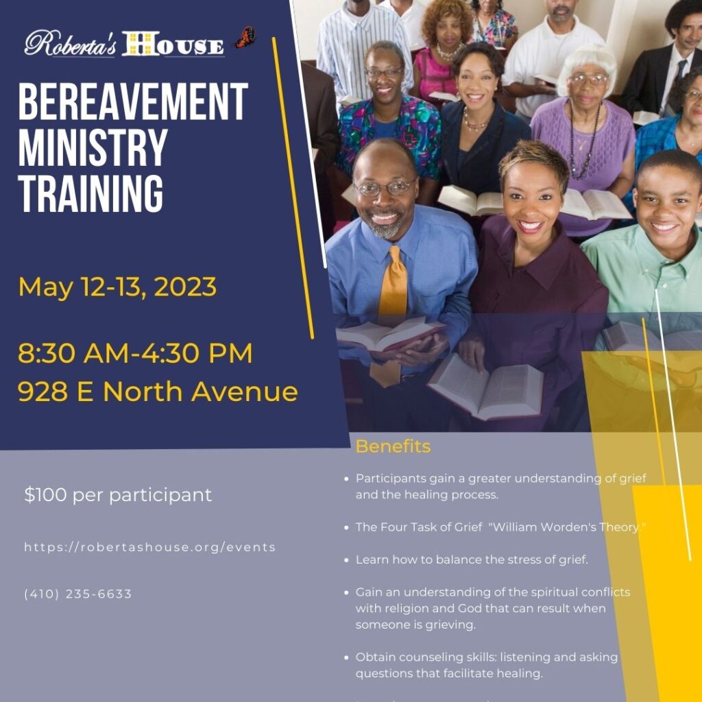 Bereavement Ministry Training May 2023
