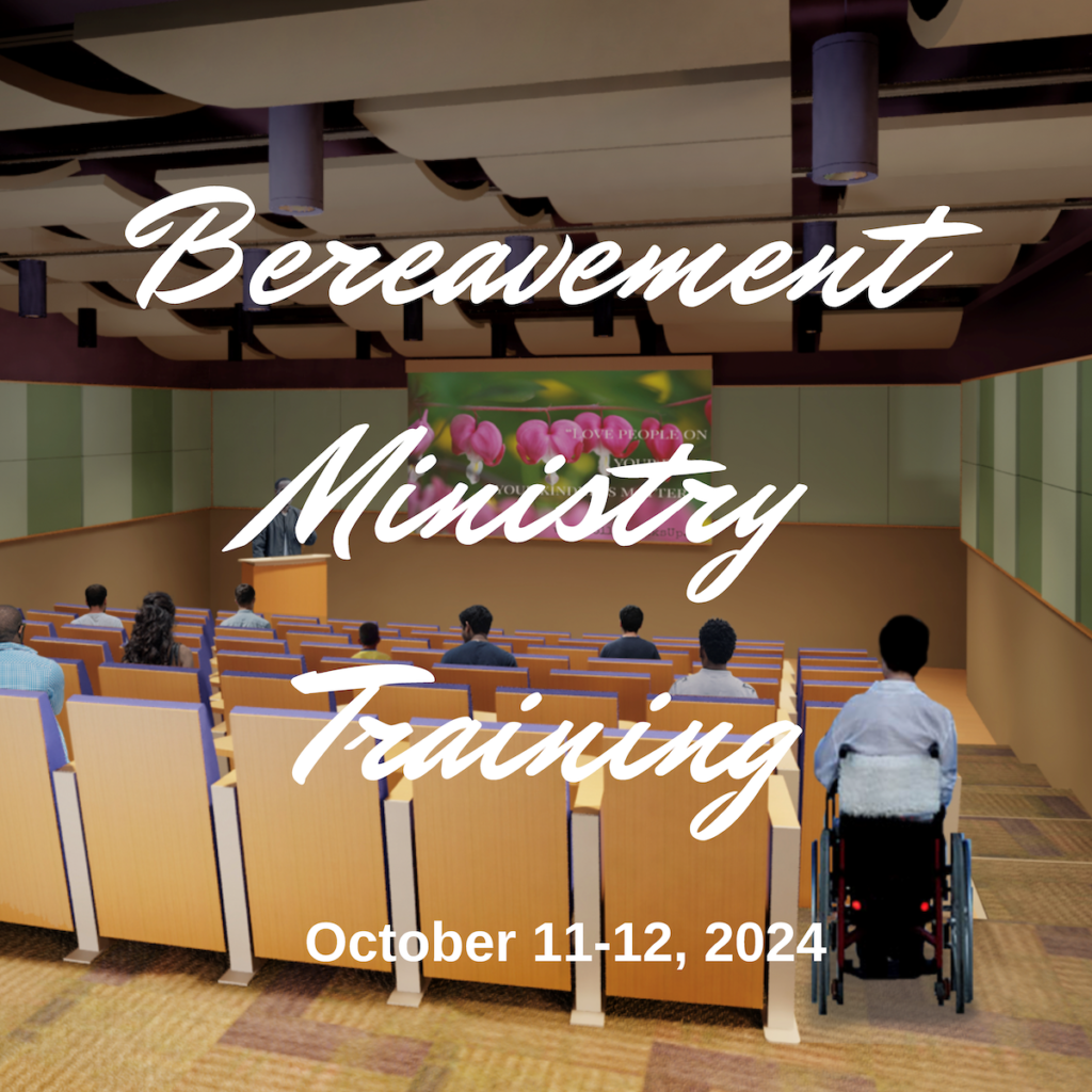 Bereavement Ministry Training October 2024
