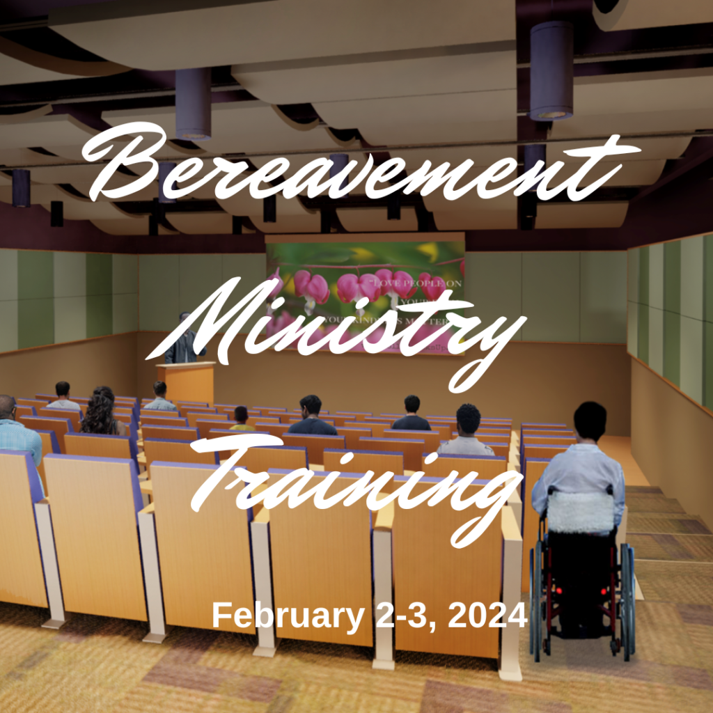 Bereavement Ministry Training February 2024