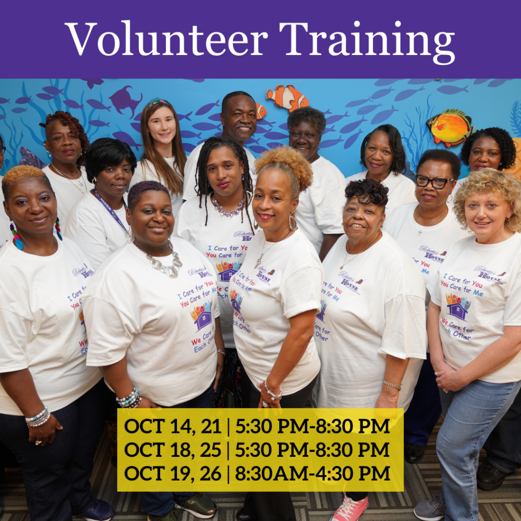 Roberta’s House Volunteer Training October 2024